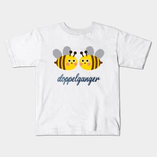 Honey beees,doppelganger Kids T-Shirt